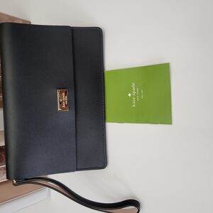 Kate Spade Black Wristlet Clutch